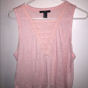 Pale pink tank top